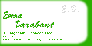 emma darabont business card